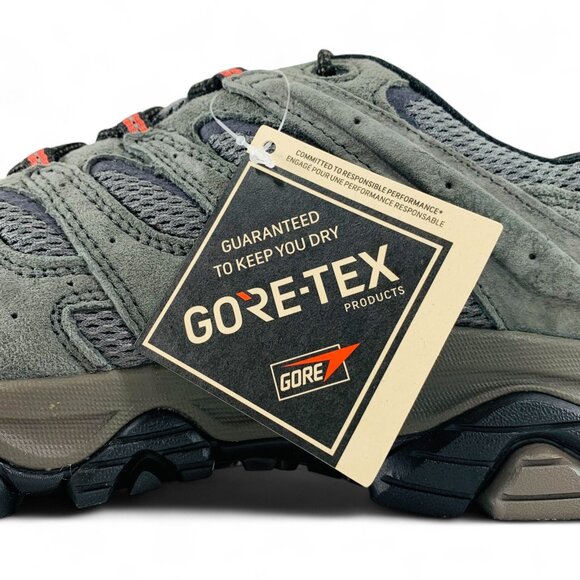Merrell Moab 3 Gore-Tex Wide Width Beluga Grey Men\'s Wide Hiking Shoes J036263WZ main image 13